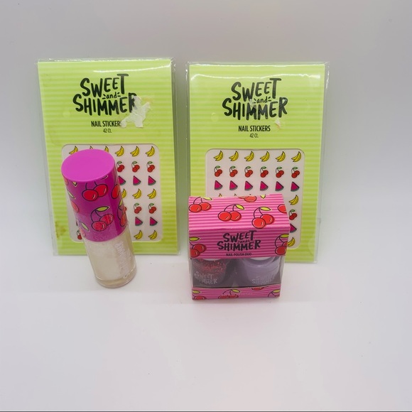 NWT ULTA Sweet and Shimmer Nail Stickers Gloss Bundle - Picture 3 of 14